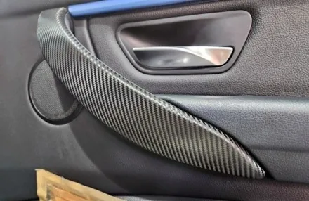 양주랩핑 F30 320i 3M 블랙카본 실내랩핑 / 양주시 덕정동