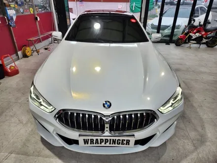 BMW G15 840D 전체랩핑 화이트컬러 / 양주시 덕정동