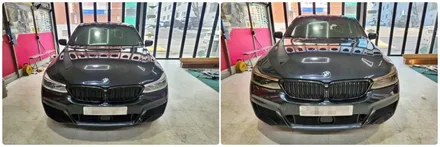BMW G32 6GT 키드니그릴 랩핑과 라이트필름 조합 / 양주시 덕정동