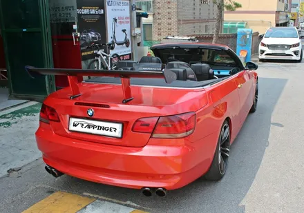 BMW 328i 컨버터블 전체랩핑시공으로 SO HOT / 양주시 덕정동