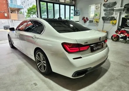 BMW G10 730LD 화사한 화이트펄 전체랩핑 양주랩핑 / 양주시 덕정동
