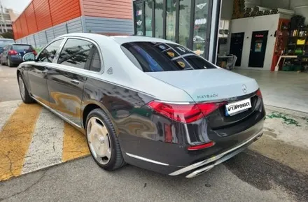 벤츠 W223 S580 마이바흐 블랙&화이트 투톤 전체랩핑 / 양주시 덕정동