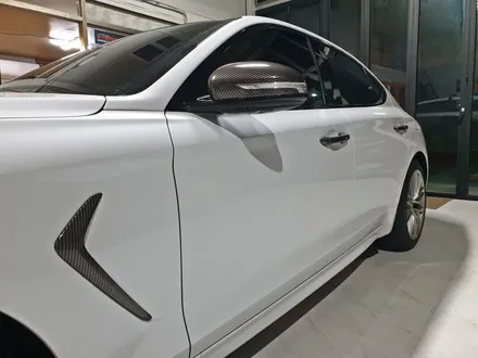 제네시스G70 제일많이 하는 부분랩핑시공은? / 양주시 덕정동