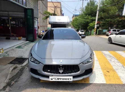 [양주랩핑]마세라티 기블리 전체랩핑_랩핑거 / 양주시 덕정동