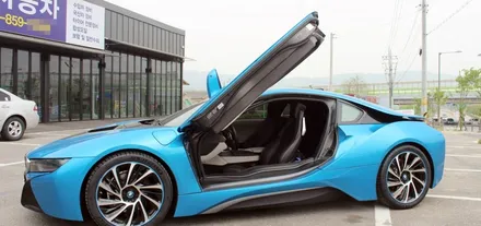 bmw i8 실내카본 랩핑시공 / 양주시 덕정동