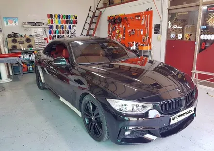 BMW 428i 컨버터블 다이아몬드레드 전체랩핑 시공_양주 랩핑거 / 양주시 덕정동