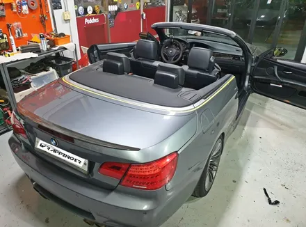 BMW E93 335i 컨버터블 크롬딜리트 랩핑시공_랩핑거 / 양주시 덕정동