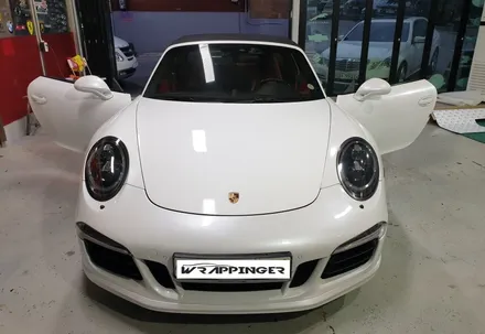 포르쉐 911 타르가 4GTS 락그레이 전체랩핑시공_랩핑거 / 양주시 덕정동