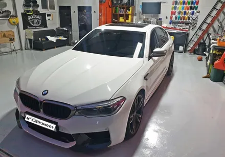 BMW G30 550D 루프스킨시공 3M2080 루프스킨 / 양주시 덕정동