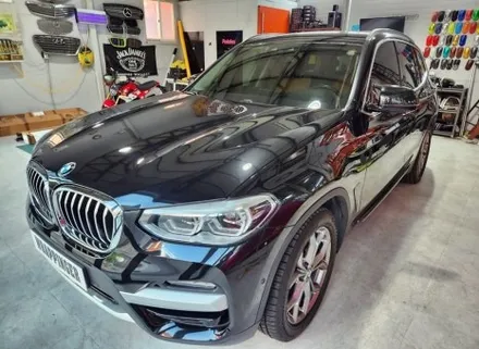 bmw x3 스키드플레이트 / 윈도우 크롬죽이기 / 양주시 덕정동