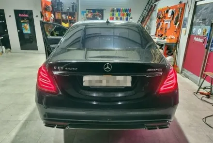벤츠 W222 S63AMG 카본 실내랩핑 작업리뷰 / 양주시 덕정동