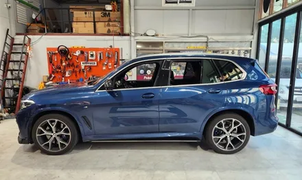 BMW 파이토닉 블루 X5 (G05) 크롬죽이기 리얼 후기 / 양주시 덕정동