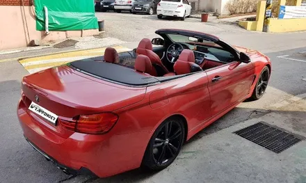 BMW 428i 컨버터블 다이아몬드레드 전체랩핑 시공_양주 랩핑거 / 양주시 덕정동