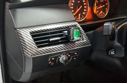 BMW E60 528i 실내 카본랩핑시공 양주랩핑거 / 양주시 덕정동