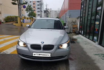 BMW E60 528i 실내 카본랩핑시공 양주랩핑거 / 양주시 덕정동