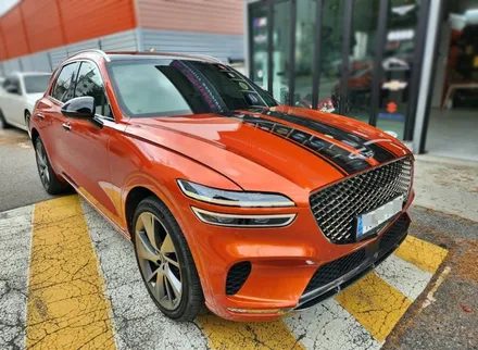 제네시스 GV70 전체랩핑 오렌지컬러 취향저격 / 양주시 덕정동