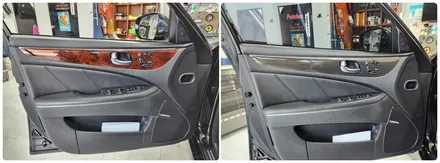 에쿠스 VL500 리무진 인테리어 카본 실내랩핑 스타일링 / 양주시 덕정동