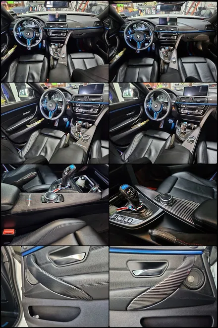 bmw f36 435d 제대로된 카본 인테리어랩핑? / 양주시 덕정동