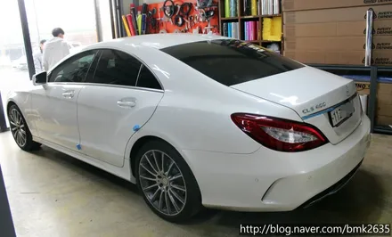 벤츠CLS400 루프스킨 시공 / 양주시 덕정동