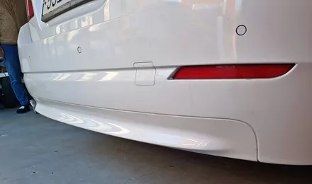 BMW 520D 카본미러와 카본디퓨져 랩핑시공으로 OK! / 양주시 덕정동