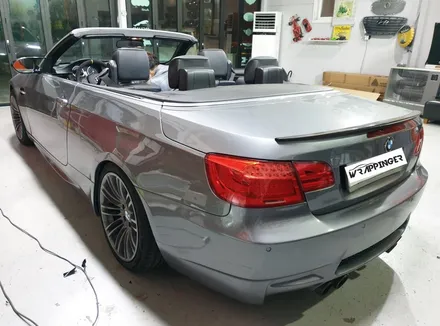 BMW E93 335i 컨버터블 크롬딜리트 랩핑시공_랩핑거 / 양주시 덕정동