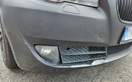 BMW 520d 노후된 외관랩핑 새로운 갤럭시블랙 전체랩핑 / 양주시 덕정동