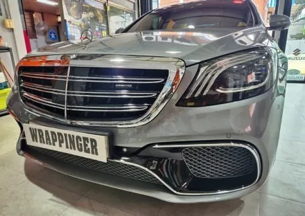 벤츠 S63 AMG 컨버전 전체 크롬죽이기 / 양주시 덕정동