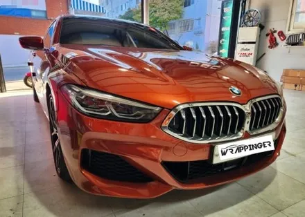 BMW G15 840D 전체랩핑 화이트컬러 / 양주시 덕정동