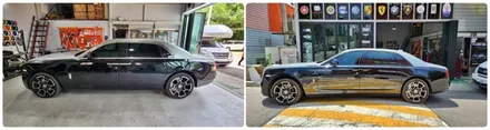 롤스로이스 고스트 / 블랙배지 스타일 크롬죽이기 / 양주시 덕정동