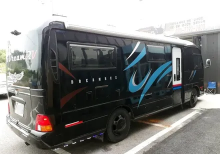 이카운티 캠핑카 캠핑데칼로 보수된부분 커버하기! / 양주시 덕정동