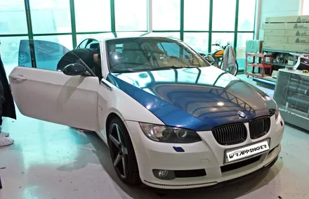 BMW 328i컨버터블 부분랩핑시공으로 포인트살리기 / 양주시 덕정동
