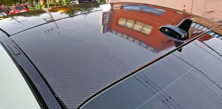 벤츠 CLA45AMG 카본 루프스킨 시공 / 양주시 덕정동
