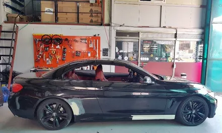 BMW 428i 컨버터블 다이아몬드레드 전체랩핑 시공_양주 랩핑거 / 양주시 덕정동