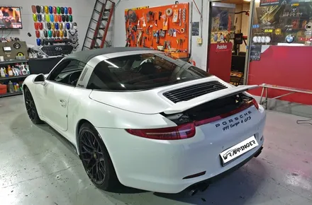 포르쉐 911 타르가 4GTS 락그레이 전체랩핑시공_랩핑거 / 양주시 덕정동