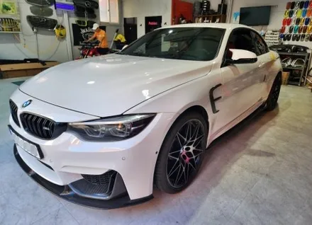 BMW M4 바디킷 엣지라인 포인트 반사 랩핑 / 양주시 덕정동