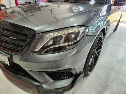 벤츠 W222 S63 AMG 라이트필름 시공과 휠 포인트랩핑 / 양주시 덕정동