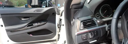 BMW 640D 실내카본랩핑 시공 / 양주시 덕정동