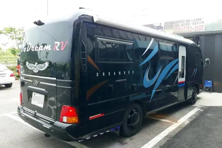 이카운티 캠핑카 캠핑데칼로 보수된부분 커버하기! / 양주시 덕정동