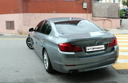 bmw 520d 윈도우크롬몰딩 랩핑시공 / 양주시 덕정동
