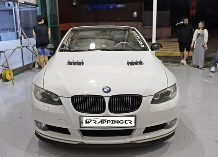 BMW 328i컨버터블 사이드미러,그릴 랩핑시공 / 양주시 덕정동