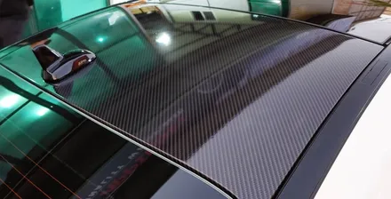 벤츠 CLA45AMG 카본 루프스킨 시공 / 양주시 덕정동