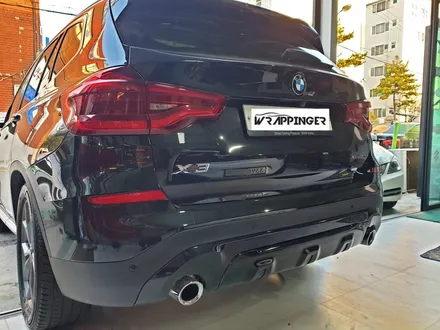 bmw x3 리어디퓨져 크롬죽이기(실버 ≫ 블랙) / 양주시 덕정동