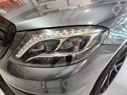 벤츠 W222 S63 AMG 라이트필름 시공과 휠 포인트랩핑 / 양주시 덕정동