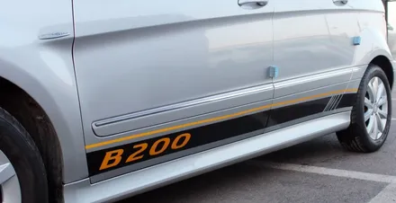 벤츠 B200 루프스킨&본닛&사이드미러&데칼 시공 / 양주시 덕정동