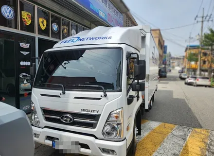 마이티 윙바디 회사 차량 광고랩핑의 효율성있는 홍보 / 양주시 덕정동