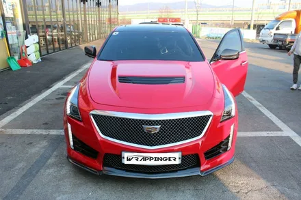 캐딜락 cts-v 프론트립 6D카본랩핑시공 외... / 양주시 덕정동