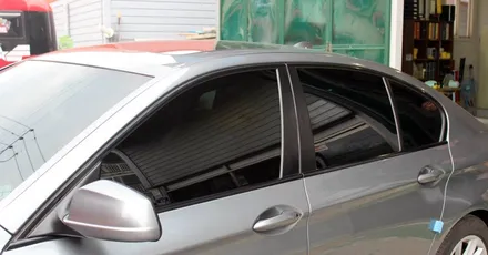 bmw 520d 윈도우크롬몰딩 랩핑시공 / 양주시 덕정동