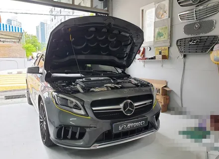 벤츠 GLA45AMG 라이트필름시공으로 라이트보호하세요 / 양주시 덕정동