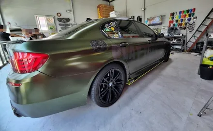 팀 데칼 랩핑 bmw 528i 드레스업 / 양주시 덕정동