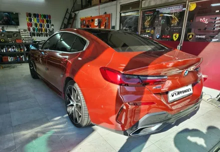 BMW G15 840D 전체랩핑 화이트컬러 / 양주시 덕정동
